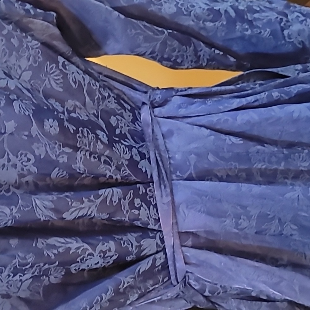 Blue trench/robe - Picture 3 of 4